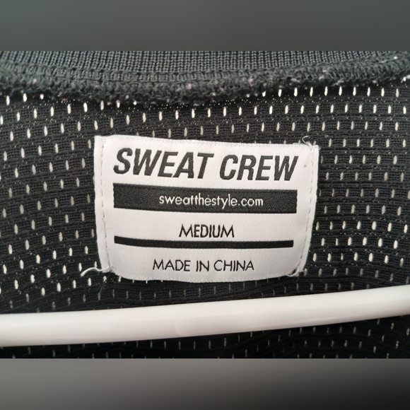 Black and Gray Varsity Bomber Jacket with Sporty Stripes - Picture 3 of 9